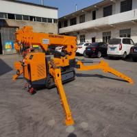 Equipamento de elevação de aranha de controle remoto com guindaste hidráulico de lança telescópica