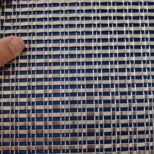 Stainless Steel Decorative Woven Wire Mesh 1mm Architectural Screen