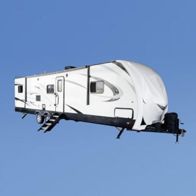 Adultos grandes do reboque 5 do curso da fibra de vidro do espaço 2 crianças Axle Camping Trailer gêmeo