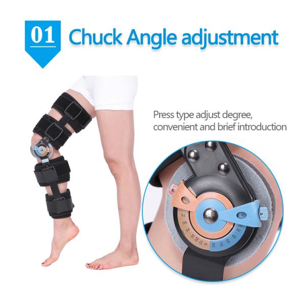 Pos T- Op Hinged Knee Immobilizer Adjustable Orthopedic Leg Brace Knee Brace With CE