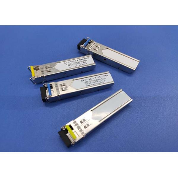 1.25G 1000base SFP Module , BIDI SFP Module TX1550 RX1310 40KM SM LC Connector