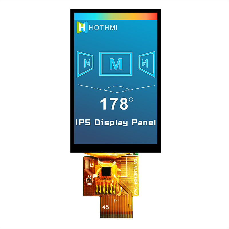 4,3 монитор дисплея 480x800 Pcap сенсорной панели TFT IPS SPI дюйма емкостный