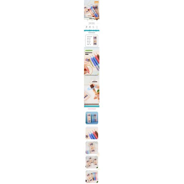 ST Valve Turning Answer Neutral Exam Writing Pen Soft Rubber Sheath Gel Pen