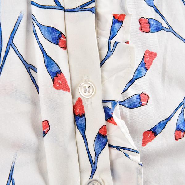 100% Cotton Stockpapa Womens Casual Print Shirts