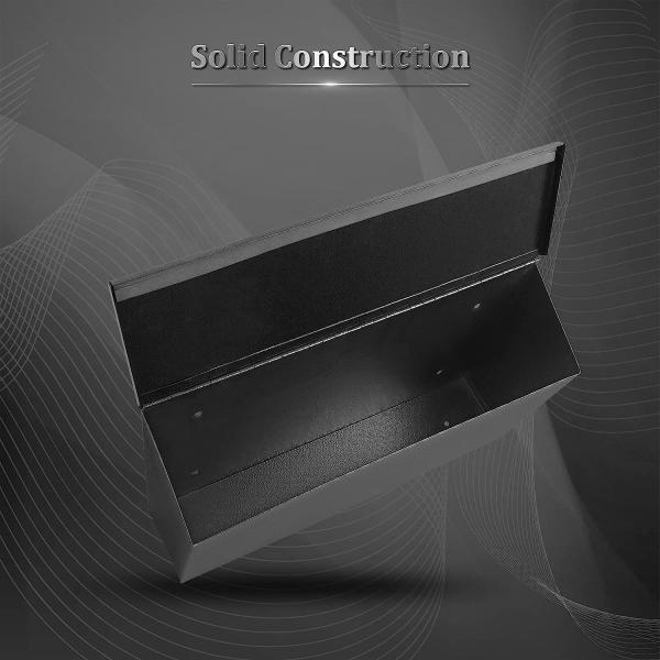 Внешний современный дизайн Большой настенный почтовый ящик Металлический почтовый ящик Толщина 0,8 мм