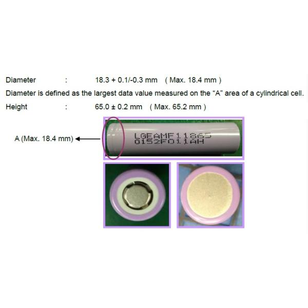 MP INR18650MF1 2150mAh Vacuum Cleaner Light Electric Vehicle battery High Drain Rechargeable Lithium Ion Battery