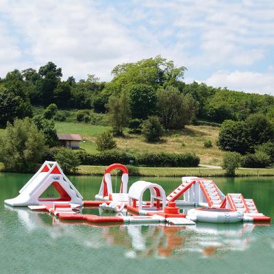Parque de jogos inflável comercial inflável da água do parque/lago da água de França