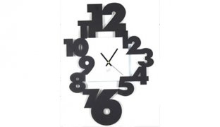 Wrought Iron Wall Clocks with Acrylic Cover CK011 55 * 40 * 3cm