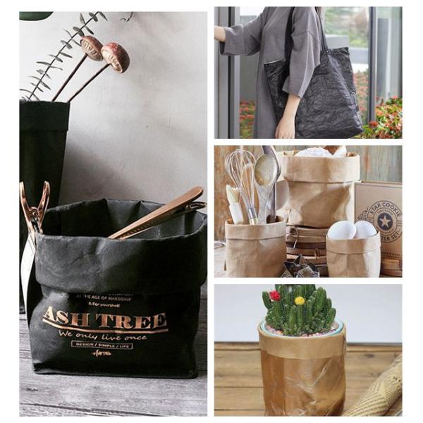 0.55mm 0.7mm Soft And Tear Resistance Washable Kraft Paper For Handbags