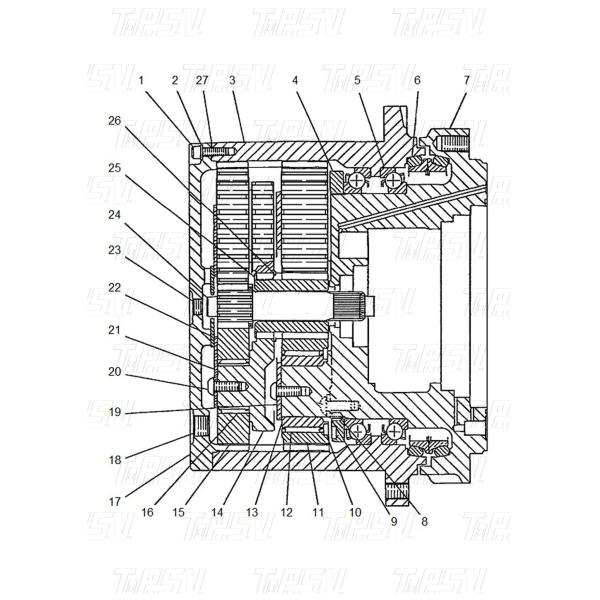1R-5839 Origin E312 Excavator Travel Motor Nut Spare Parts Electronics Parts Comprehensive Coverage Including Sensors Controllers and Mechanical Parts