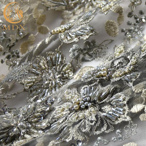 Ткань шнурка MDX 3D элегантная/вышитая ткань шнурка подгоняли