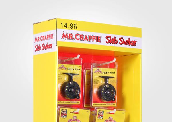 Store Retail Cardboard Sidekick Displays Glossy Matte Film Lamination For Slab Shaker
