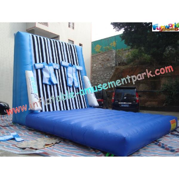 Игры спортов брезента PVC раздувные, стены велкро липкие