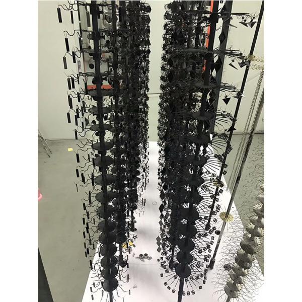High Efficiency Stainless Steel Vacuum Titanium PVD Gold Plating Machine For Gold Rose Gold Black Rainbow Color