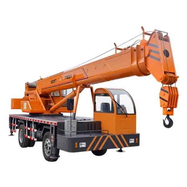 Dongfeng 4x2 Cargo Truck Mounted Hydraulic Mobile Crane 12 Tons And WEICHAI Engine
