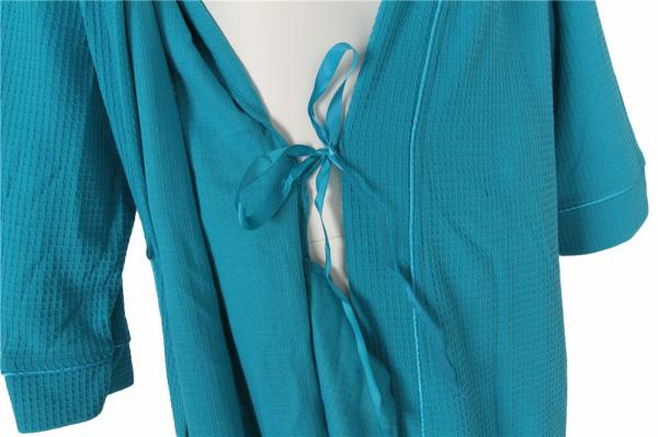 Daily Casual Stockpapa Blue Ladies Fleece Dressing Gowns 100% Polyester