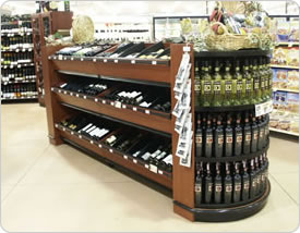 acrylic wine display