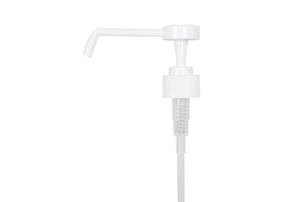 Bpa Free PP White 28-410 Lotion Dispenser Pump Long Nozzle 1.6cc