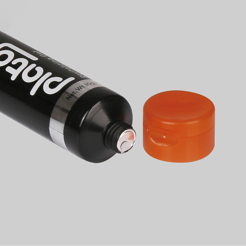 Выжимка сливк изготовленных на заказ косметических трубок D25mm 20-60ml пустая пластиковая с крышкой сальто