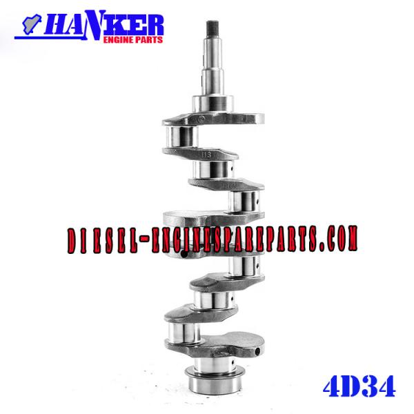 ME136680 Mitsubishi 4D34 Crankshaft ME017354 Casting / Alloy Material