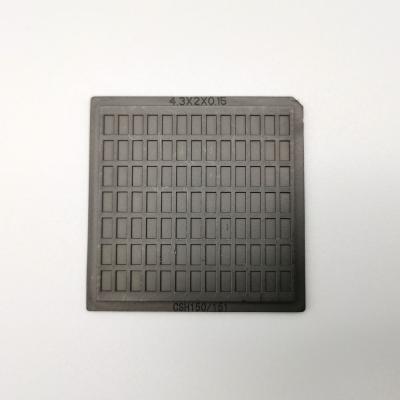 Anti resistência de impacto estática dos componentes de IC Tray Storing IC do bloco do waffle