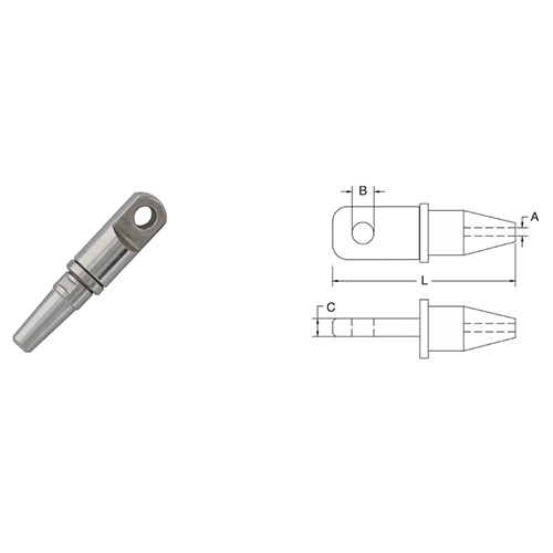 Swageless Cable Railing Lag Studs