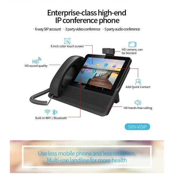 IP-сетевая домофонная система, мультимедийный видеотелефон с сенсорным экраном