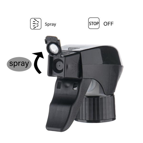 Customizable Foaming Spray Trigger Matte 28/410 Black Trigger Sprayer