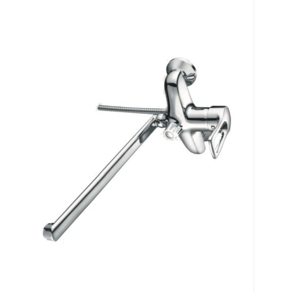 Zinc Alloy Body Hot and Cold Brass Cross Style Mixer Tap for Bathroom in Apartments