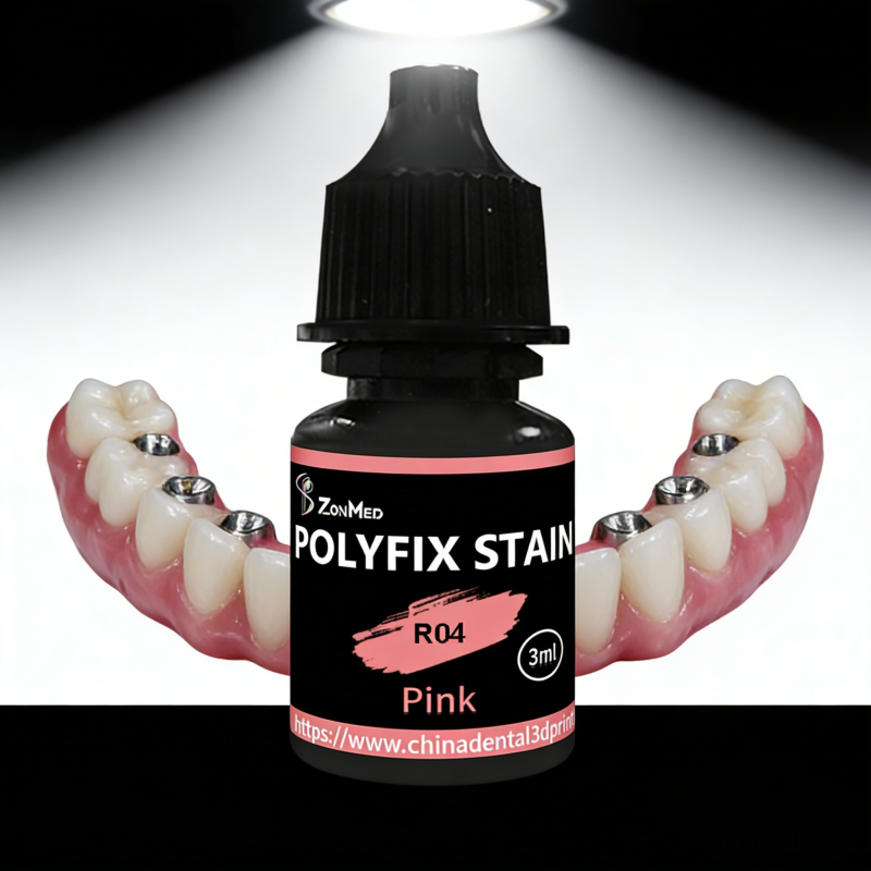 Dryingtime 30 to 60 seconds UV-curable dental staining liquid dental resin stains offering superior adhesion and color accuracy
