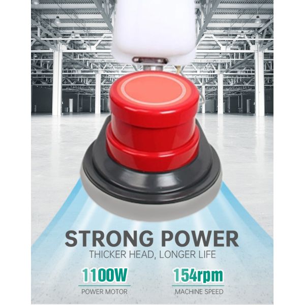 1100W 154rpm Floor Polishing Machine Tile Carpet Buffer Cleaner Washer