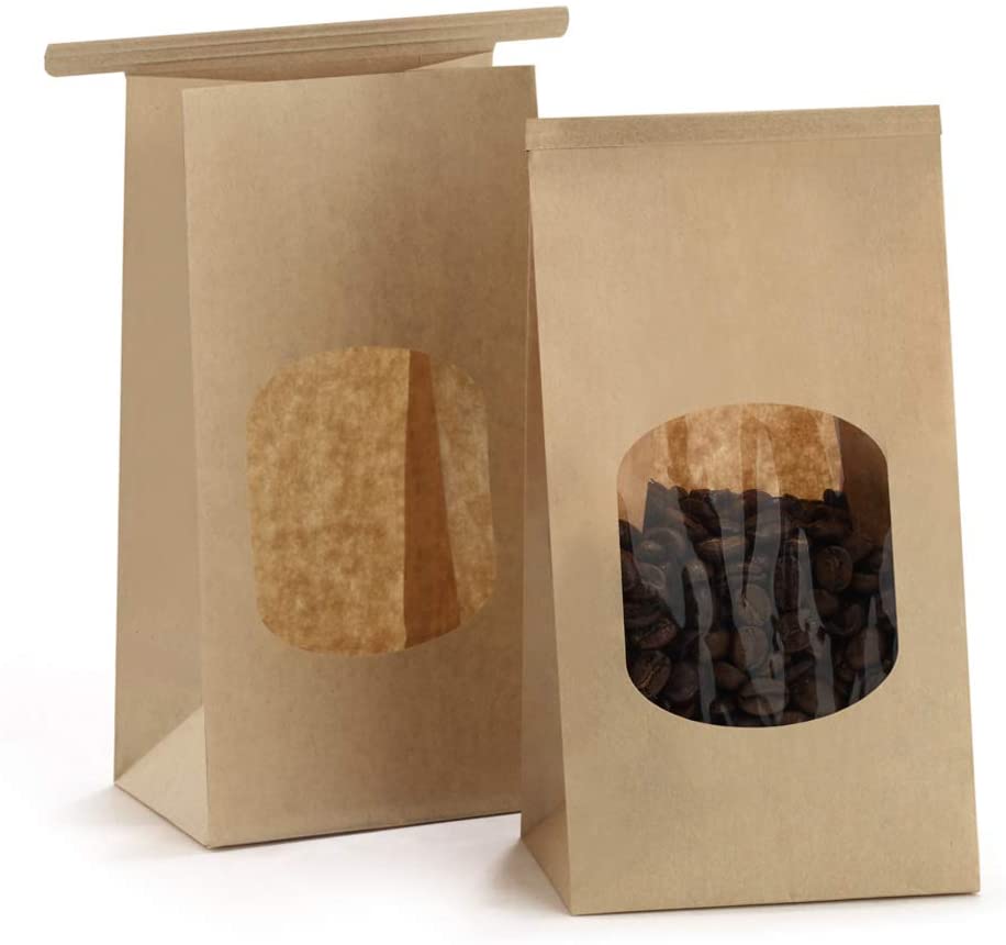 Biodegradable печатание Gravure сумки Kraft бумажное упаковывая с плоским дном
