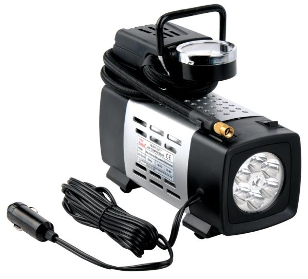 Inflação rápida portátil resistente do compressor de ar 12v do metal de prata 180 W