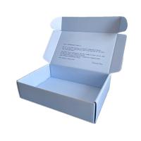 Caixas de Envio de E-commerce de assinatura azul corrugada