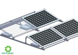 Panneaux de panneau solaire de supports de picovolte fait sur commande en