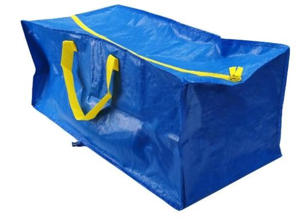 waterproof large luggage garment Bag PP polypropylene moving bag portable storage woven carry duffle bag with zipper