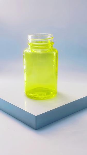 Bouteille de 100 ml en capsule de verre Supplément capillaire Bouteille ronde en capsule en verre Pour le sérum pour les yeux et le sérum pour le visage OEM