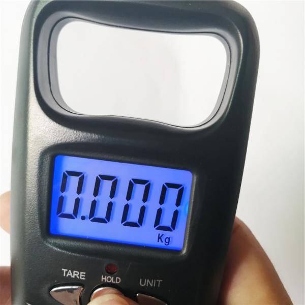 Weiheng WH-A17 Mini Portable Hanging Scale 50kg/10g Luggage Scales for Travelers ABS Plastic Stainless Steel