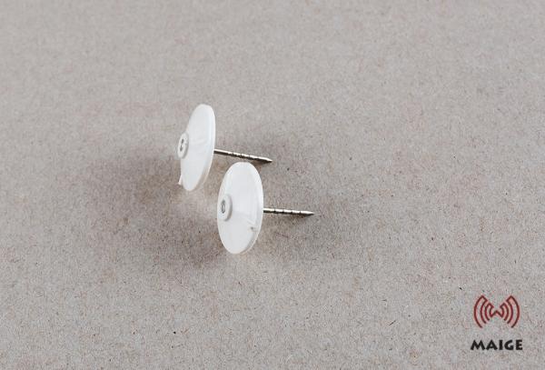 Magnetic Lock Plastic Head Pins Length 16 Mm / 19 Mm Wear Resistant