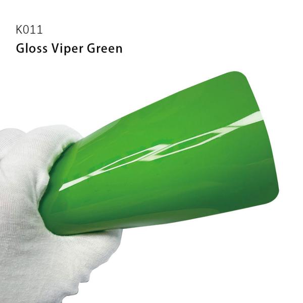 K011 Vipère brillant vert TPU couleur peinture automobile film de protection adhésif vinyle enveloppe automobile