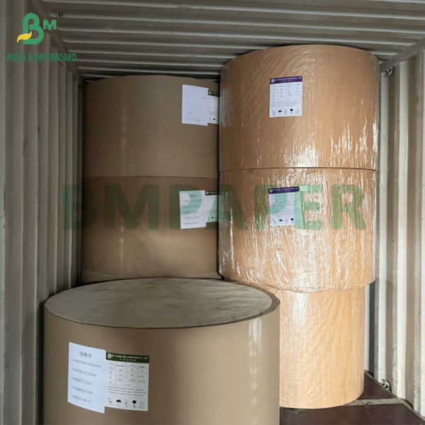 Premium Natural 50gsm 60gsm Ribbed Kraft Paper for Gift Wrapping and Crafts