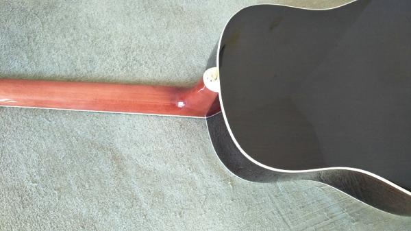 Guitar Factory Customization Acoustic Guitar Vintage Top AAA Sitka Solid Spruce Body Guitar with Fishman pickups