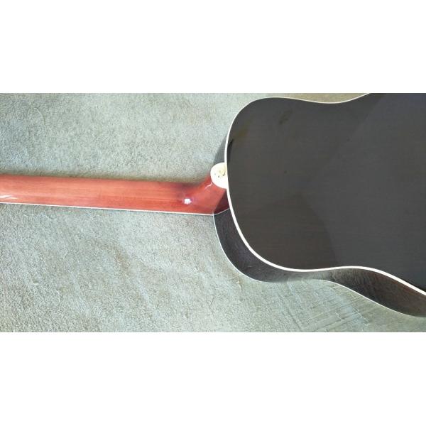 Guitar Factory Customization Acoustic Guitar Vintage Top AAA Sitka Solid Spruce Body Guitar with Fishman pickups