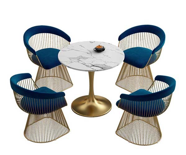 Обедать сетки металла VIP белый черный предводительствует на открытом воздухе роскошный зал ожидания гостиной