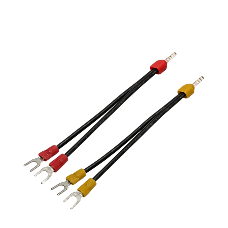 ODM Pre‑crimped Wire Harness with Bootlace Ferrule Termina,Bare / Y‑Spade / 6.3mm Female Receptacle Cable Assembly for Industrial Control Wiring,RoHS China Manufacturer