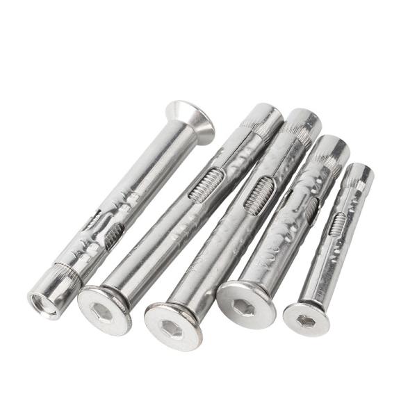 Corrosion Resistance Expansion Anchor Bolt 40mm - 300mm Hex Bolt Sleeve Anchor