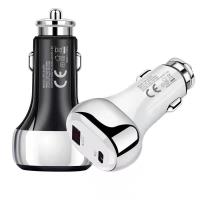 chargeur rapide d'USB QC3.0 de chargeur de voiture de palladium de 38W 20W avec la boîte