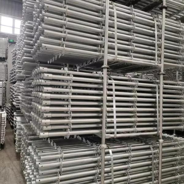 Durable 2.75mm Thick Q355 48.3mm Hot Dipped Galvanized Ringlock Scaffolding