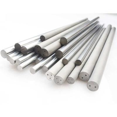 Wolfram Solid Carbide Rod Blank High Hardness HRA 92.5 With Coolant Holes