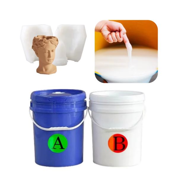 40 Shore A Platinum Silicone For Molds For Large-Scale Concrete Components And Artificial Cultural Stone 1:1liquid Silicone Rubber